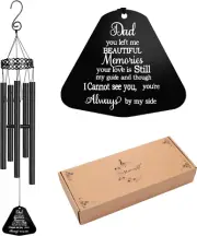 Memorial Wind Chimes for Loss of Father Sympathy Gifts Loss of Dad Papa Remember