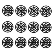 12 Pcs Table Spider Web Holiday Decorations Halloween Cafe