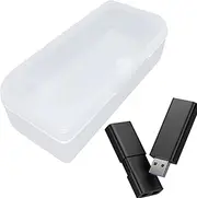 Electronic Parts Organizer,Small USB Flash Drive Box - Portable Desktop Management, Electronic Component Case, Hardware Holder for Travel, Business