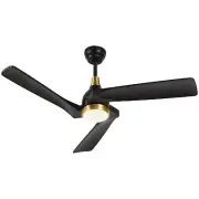 52'' Black Ceiling Fan with lights Remote Control 3 Blades Mordern Ceiling Fan