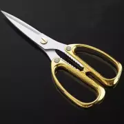 Premium Handle Utility All Purpose Golden Scissors, Gold Kitchen Shears or Ribbo