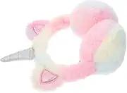 [Baluue] Cute Unicorn Winter Warm Earmuff Plush Headband Style for Outdoor Activities Stylish Ear Protection for Women Winter Accessory