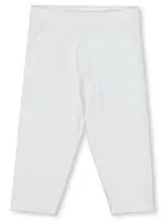 Miss Mango Girls Crop Legging, White, Size 9
