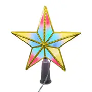 Christmas Star Tree Top Light Pentagram Decoration Lamp Christmas Decoration Led - Multicolour