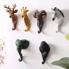 Elephant Vintage Resin Wall Coat Rack Giraffe Coat Hat Hanging Hook Clothes