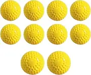Binxind Baseballs 9 Inch Pitching Machine Baseballs for Hand-Eye Coordination, Hitting and Practice 10Piece