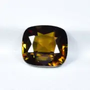 3.71 ct TOP LUSTROUS MULTI SPARKLING GEM BROWNISH YELLOW NATURAL SPHENE - Video