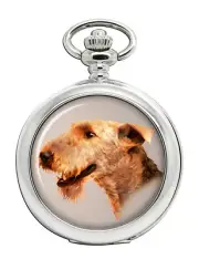 Airedale Terrier Pocket Watch