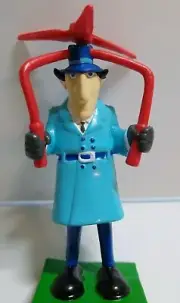 Inspector Gadget Helicopter Whirlybird Toy Figure Cake Topper Plastic 1992 NOS
