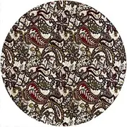 Slipmat Slip Mat Scratch Pad Felt for Any 12" LP DJ Vinyl Turntable Record Player Custom Graphical - Paisley Floral