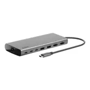 Universal USB-C 8-in-1 Dual Display Core Hub