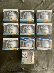 1 NIB Glade Lasting Impressions Fan Warmer, 2 Refills: Clean Linen & Sunny Days