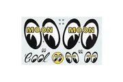 Mooneyes Sticker Sheet 8 Stickers Assortment, 10-1/2" x 6-1/4"
