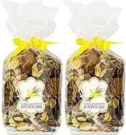 DecorRack 12oz Vanilla Potpourri, Decorative Home Fragrance, Long Lasting Air Freshener, Ideal for Baths, Vases, Harvest Bowls, Fall Decor, and Weddings (2 Bags, 12oz)