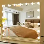 Hollywood Vanity Mirror with Dimmable 17LED Bulbs Lights Large Makeup Mirror wit