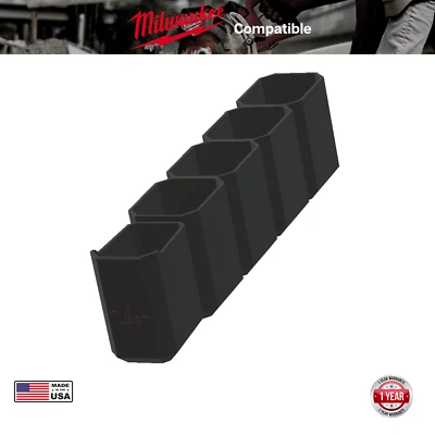 Vast Concepts Milwaukee PACKOUT 11 Compartment Middle Bin Kit - Black - 5 Bin