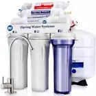 ISPRING Under Sink Reverse Osmosis Water Filter System 6-Stage Alkaline w/Faucet