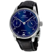 Original IWC Portugieser Automatic Blue Dial Men's Watch IW500710