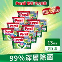 在飛比找PChome24h購物優惠-Persil寶瀅三合一洗衣膠囊護色款13入X8/箱購