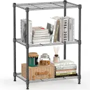 3 Shelf Adjustable Heavy Duty Storage Shelving Unit Steel Organizer Wire Rack