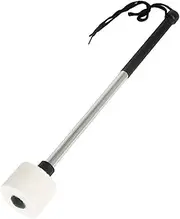 GALPADA Snare Drum Mallet Stainless Steel Drumstick with Slip Felt Head Percussion Accessory for Concerts and Performances Elevate Your Drumming Skills