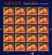 Amber Alert 20 x 39 Cent US Postage Stamps Scot 4031