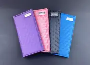 2024 Metallic PU Cover Pocket Diary Week To View School Work Office Slim Planner
