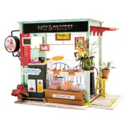 Robotime 1:24 DIY Miniature Mini Dollhouse Kit Home Decor Dessert Shop