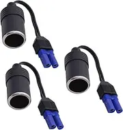 tunghey 3Pack EC-5 EC5 Cigarette Lighter Socket Adaptor for EC-5 Mini Car Battery Booster EC5 Mini Car Jump Starter