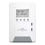 MPPT Solar Controller 30A 12V/24V Dual USB Solar Controller with LCD8018