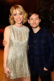 Writer/director Shana Feste actor Tobey Maguire arrive at "The Gre- Old Photo