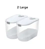 Joybos® Food Storage Containers with Locking Lid SET/2*LARGE