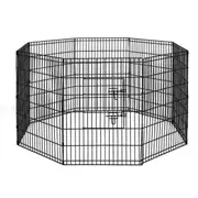 Pet Playpen Dog Playpen Exercise Cage Enclosure Fence 2x36in - 8 Panel
