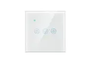 European Standard Three Wifi Wall Switch Smart Touch Switch Can Alexa Intelligent Voice Switch