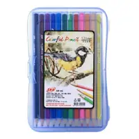 在飛比找蝦皮購物優惠-SKB 12色塑盒彩色鉛筆 NP-80【長久】