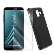 Anti-Scratch Screen Protector + Soft Slim TPU Case f Samsung Galaxy A6 SM-A600P