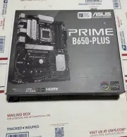 ASUS Prime B650-Plus AMD AM5 Ryzen Motherboard, DDR5, PCIe 5.0 M.2, 2.5Gb LAN