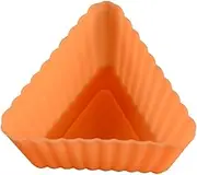 Silicone Triangle Baking Cups Reusable Muffin Cupcake Liners Random Color Food Grade Silicone Non Stick Flexible for Baking Celebrations