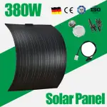 380W Flexible Solar Panel Kit 12V 380 Watt Mono Cells RV Caravan Boat Camping AU