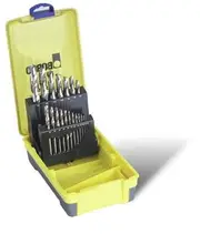Bordo 2007-M5 - 19 Piece Bright Finish Metric HSS Jobber Drill Set