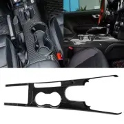 Real Carbon Fiber Central Control Gear Shift Panel Trim For Ford Mustang 2015-23 (for: Ford)