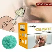 Nose Ear Hair Removal Wax Kit Sticks Easy Mens Nasal Waxing Remover Strips VN