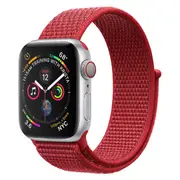2PCS Straps Compatible with Apple Watch Replacement Bracelet Wristband For IWatch 7 6 5 4 3 2 1 SE band - Red 42 44 45mm