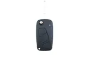 To Suit Fiat 3 Button Flip Key Remote Case/Shell/Blank Punto Bravo Stilo Black