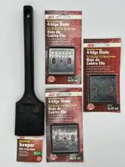 Brand New ACE Wood / Paint SCRAPER 2 1/2” Includes 3 Extra Blades Made In USA