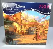 Disney Thomas Kinkade RAPUNZEL DANCING IN THE SUNLIT COURTYARD 750 Pieces NEW