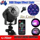Auto Sound Activated RGB LED Stage Light Ball DJ Party Effect Strobe Remot