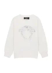 Versace Kids Logo-embellished Cotton Sweatshirt (4-6 Years) - White - 04YR (4 Years) 04YR (4 years)