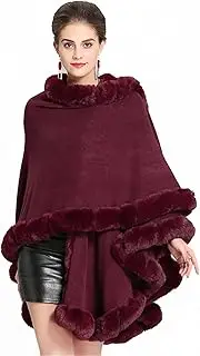 [HAMKVBPR] Women's Shawl Scarf Women's Cape Cardigan With Poncho Shawl Blanket Wrap for Party and Christmas