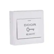 Push to Exit Button Release Switch Door Access Control PC 86mmx86mm 12V 3A White